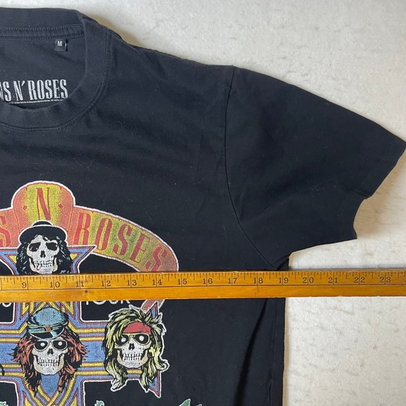 Guns N Roses 1988 Tour T Shirt Black Short Sleeve Graphic Print Mens Size M - Picture 4 of 8